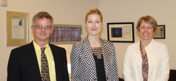 Minister Nielsen, Scheller and Johnston