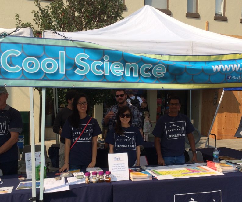 news: JBEI volunteers promote bioenergy at 2015 Solano Stroll